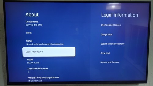 Sony bravia led ur3 - led, 49