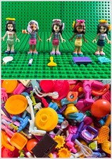 5x LEGO Friends Minifigure