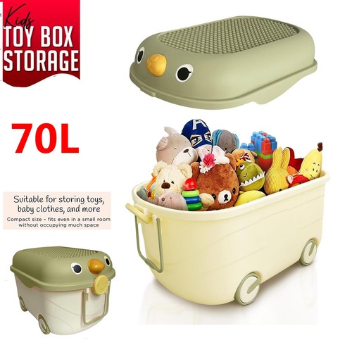 70l toy box storage lid - toy,