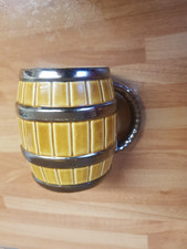 Wade Pottery vintage Collectable Barrel Beer Mug ManCave Bar Tankard Vintage 9cm