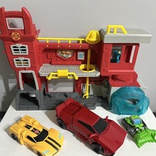 Transformers Rescue Bots Fire station Headquarters Bundle 