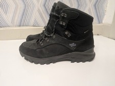 Han Wag mens black gore-tex vibram sole leather walking/hiking boot uk8.5 cg bc1