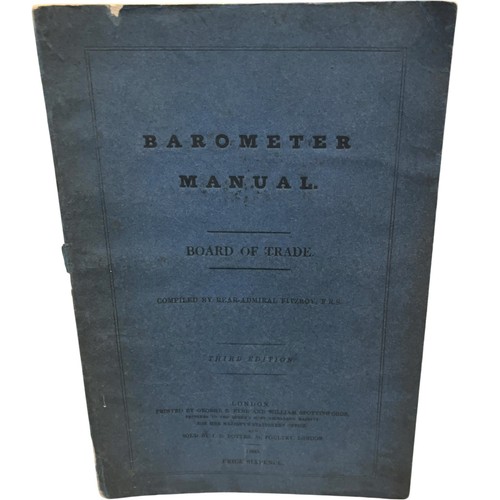 Barometer manual board - board, of