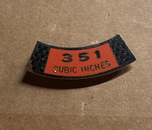 Ford 351ci engine sticker pin - engine,