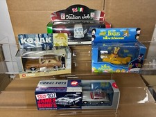 Corgi TV  Film Job lot Bundle James Bond 007 Italian Job Kojak The Beatles Boxed