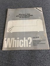July 1975, WHICH? MAGAZINE