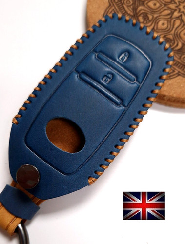 Leather key cover for - leather, toyota