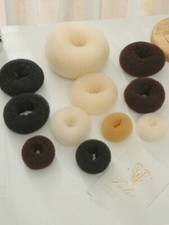 3Pcs Hair Donut Bun Ring Shaper Small Medium Large Updo Styling Tool