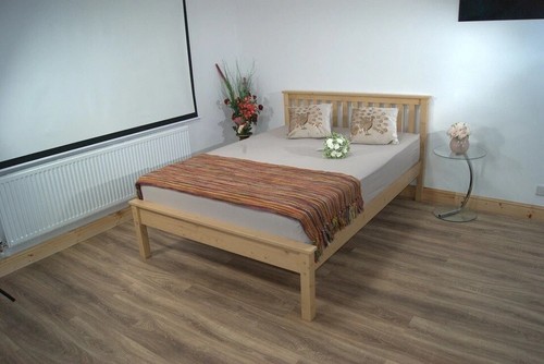 Solid pine wood bed frame - pine,