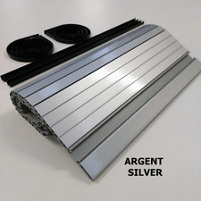 Tambour Door ( Roller Door ) Campervan Motorhome Quality Silver (Argent) finish