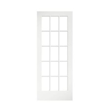 White Wood Framed French Door