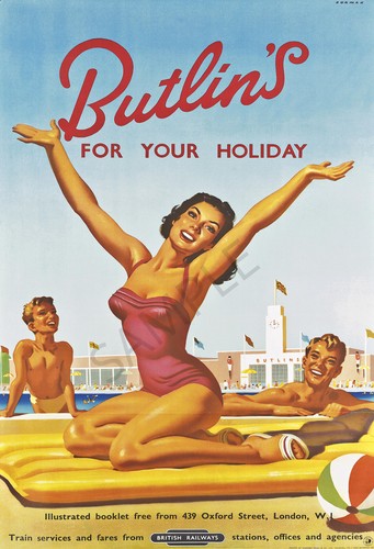 Art deco vintage butlins - deco,