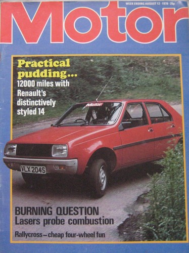 Motor magazine august 1978 - august,