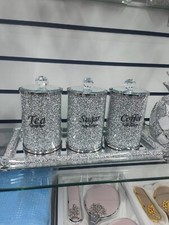 DIAMOND CRUSHED SILVER CRYSTAL