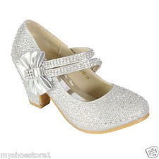 GIRLS LOW HEEL PARTY MARY JANE