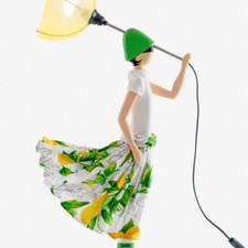 85cm Tall Lamp Windswept Lady