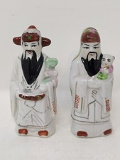 2 x CERAMIC CHINESE IMMORTAL