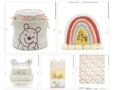 winnie the pooh nursery/childrens room set disney store £175 RRP BNWT 5 Items