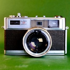 Minolta Super 3 Circuit Hi Matic 11 Rangefinder Film Camera, Full Working Order