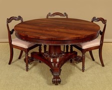 Antique William IV Rosewood Breakfast Dining Table c.1835
