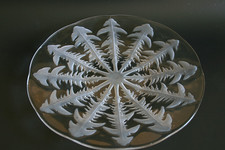 RENE LALIQUE PISSENLIT GLASS PLATE  - CIRCA 1921