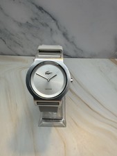 Lacoste 42mm silver dial grey - silver,