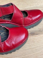 Fly London red yasi sandals