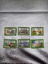 Set Kit of 6 Leapfrog Tablet Games and Films Pods CARTRIDGES boxes 