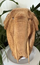 Elephant and Baby New Handmade Ornamental Statue Coir Coconut Husk Décor 