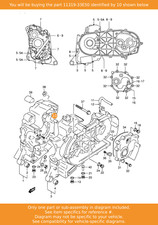 Suzuki pin crankcase - suzuki,