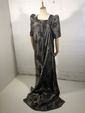 Vintage 1970’s Floral Kaftan Kimono Sleeve Dress