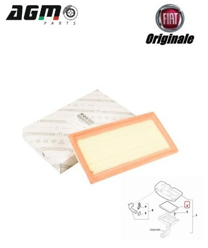 Original air filter - air, fiat