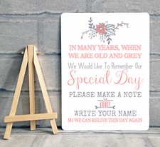 A5 Guest Book Wish Tree Hearts