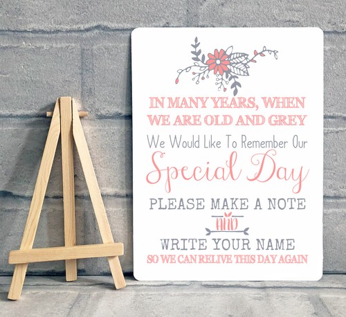 Guest book wish tree - book, hearts