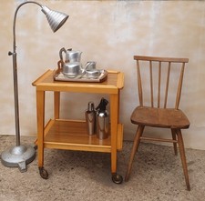 Vintage Mid Century Drinks Trolley / Tea Trolley With Detachable Tray