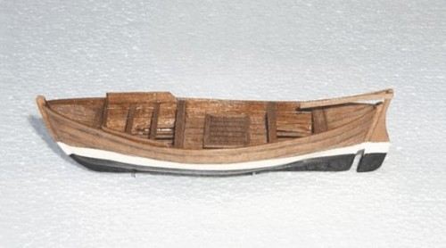 Mantua model rowing boat - model,