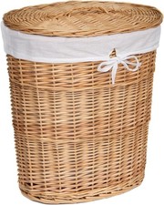 Large Oval Wicker Laundry