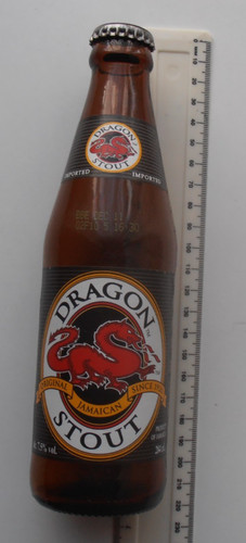 Empty vintage dragon stout - empty,