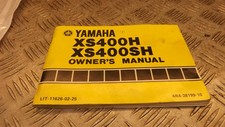 Yamaha XS400 XS 400 SH Special Original Owners Handbook Manual 