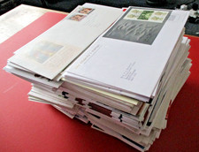 450 Plus UK First Day Covers Great Britain Elizabeth II Commemorative Mini Sheet