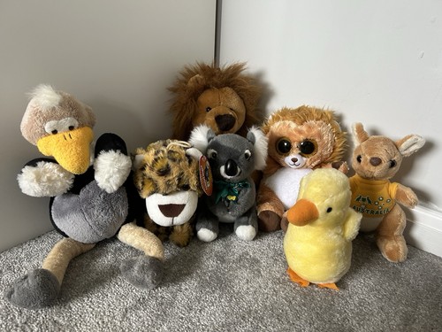 Mixed animal soft toy - toy, plushie