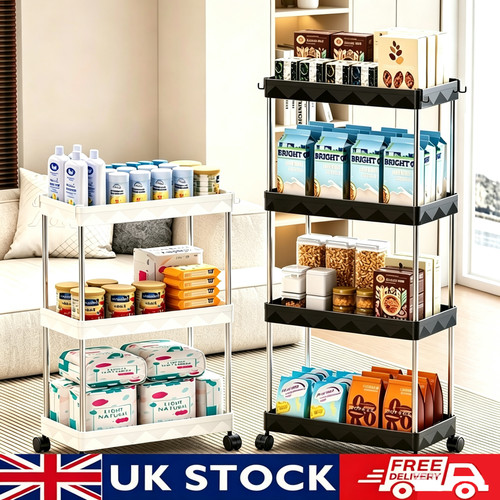 Slim tier rack trolley on - tier,