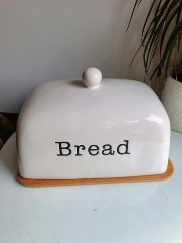 Ceramic bread bin - bread, heavy