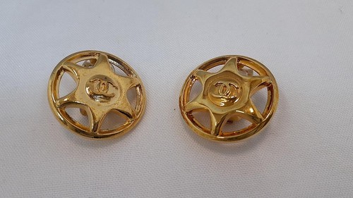Chanel earrings gold - earrings,