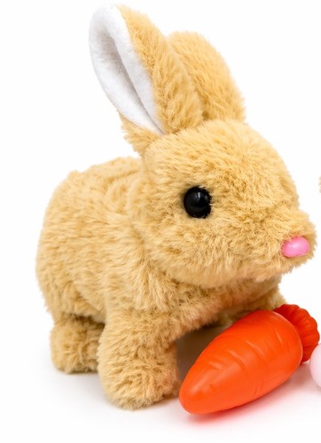 Interactive plush bunny toy - plush,