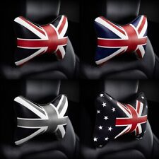 Leather Car Seat Headrest Pad Memory Foam Head Neck Cushion Auto Pillow MINI UK