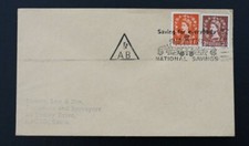 'National Savings, everybody' Slogan 'AB' Aberdeen, Scot Triangle postmark cover