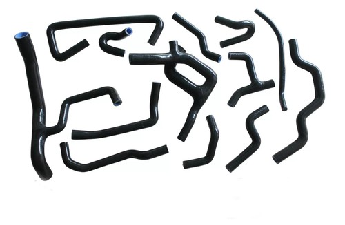 Black silicone hose - silicone, fit