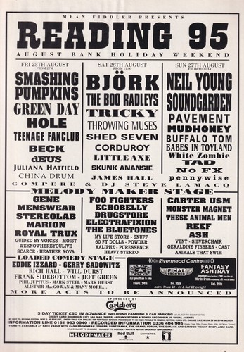Reading festival 1995 bjork - reading,