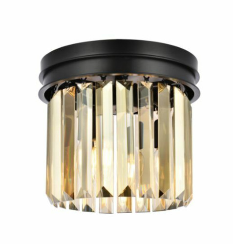 Golden teak crystal light - golden,